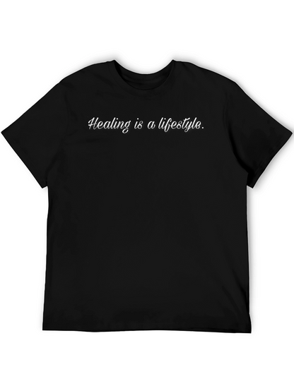 Healing is a Lifestyle Black T-Shirt