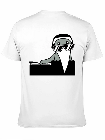 DJ Seal Graphic Tee - Cool Cartoon Shirt