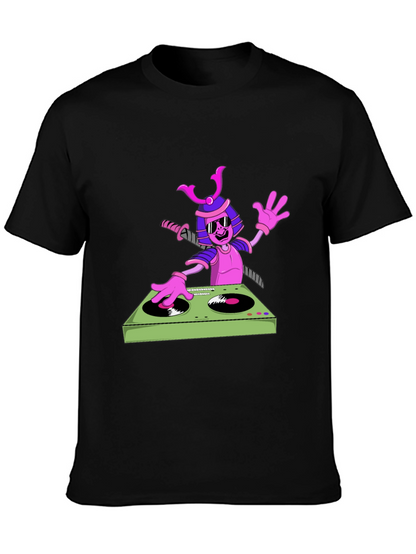 Samurai DJ Graphic T-Shirt - Cool and Unique!