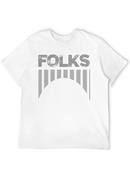 Folks Graphic Print T-Shirt - Soft Cotton Blend