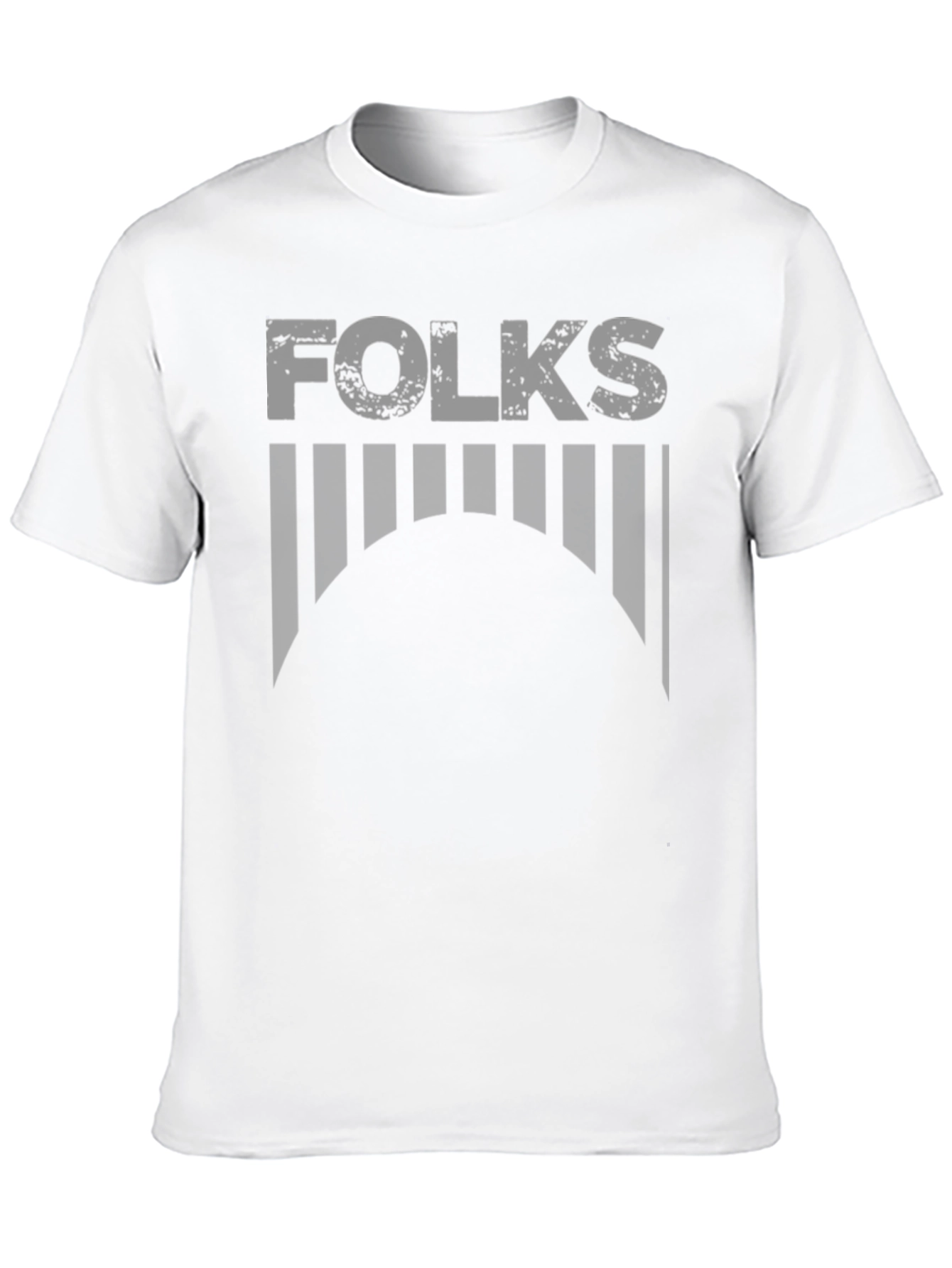 Folks Graphic Print T-Shirt - Soft Cotton Blend