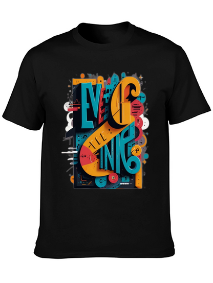 Cool Urban Art Graphic Print T-Shirt