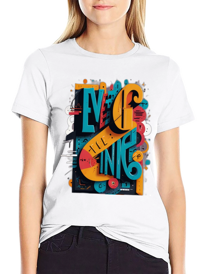 Cool Urban Art Graphic Print T-Shirt