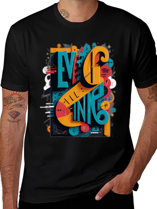 Cool Urban Art Graphic Print T-Shirt