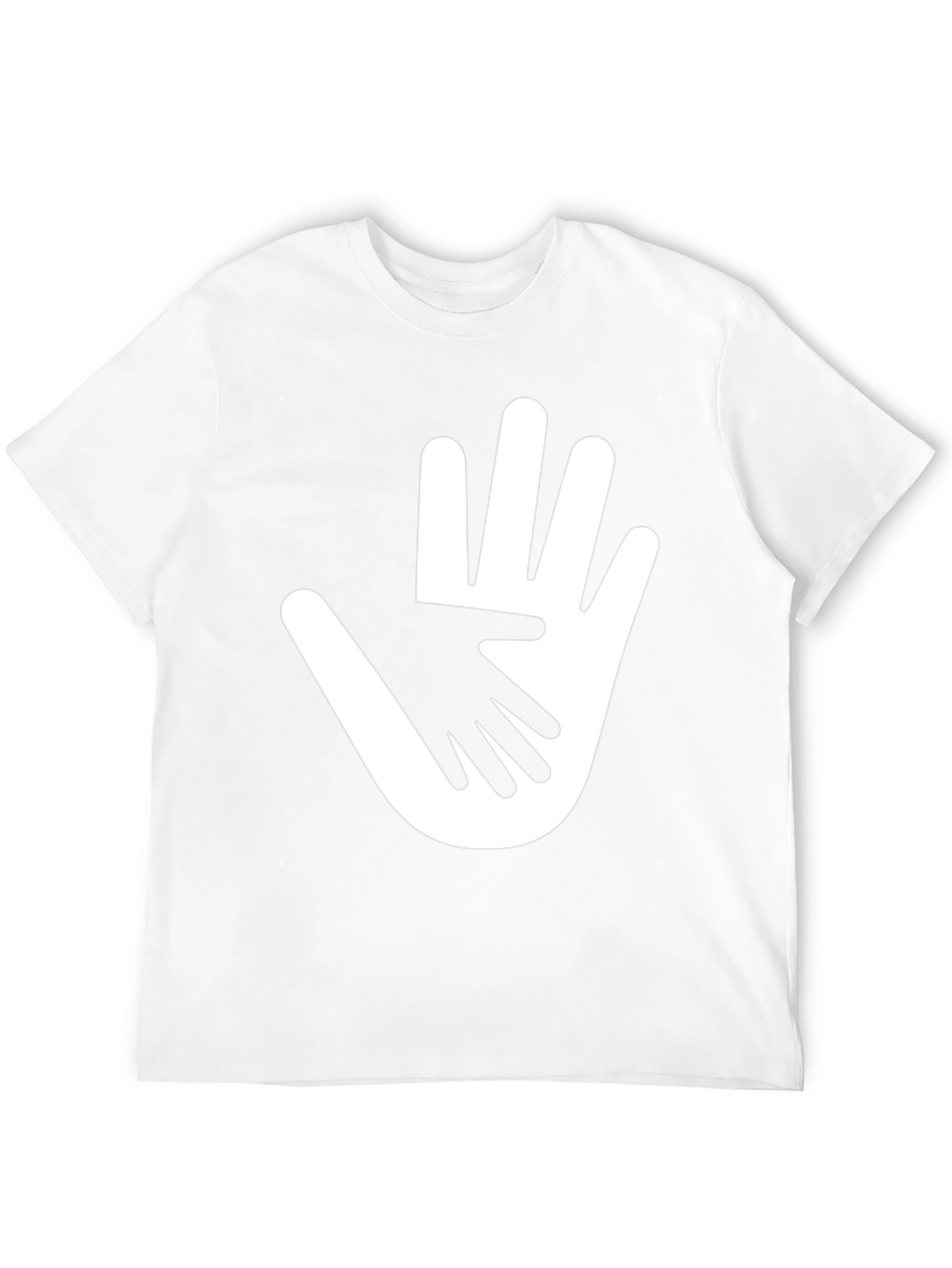 Helping Hands Graphic T-Shirt - Black Cotton Tee