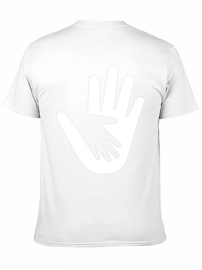 Helping Hands Graphic T-Shirt - Black Cotton Tee