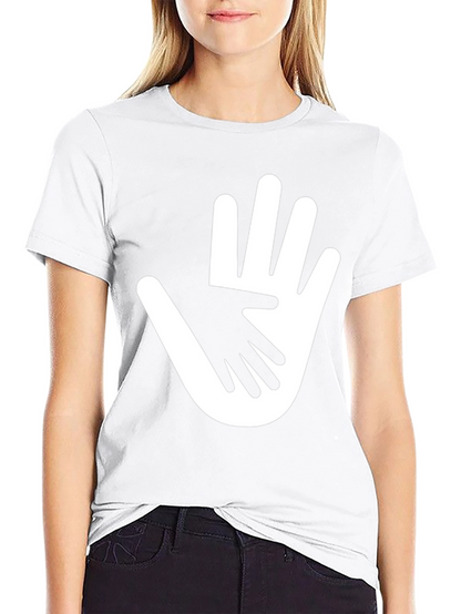 Helping Hands Graphic T-Shirt - Black Cotton Tee