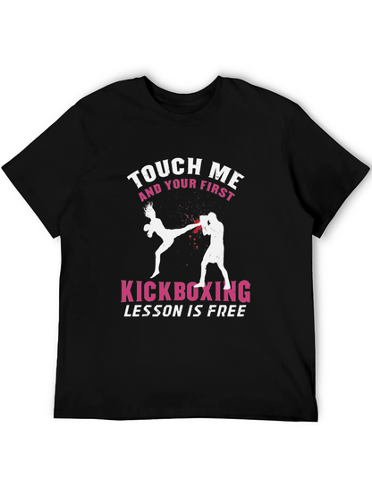 Touch Me Kickboxing T-Shirt - Free Lesson Graphic Tee