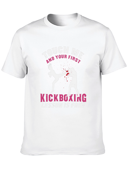 Touch Me Kickboxing T-Shirt - Free Lesson Graphic Tee