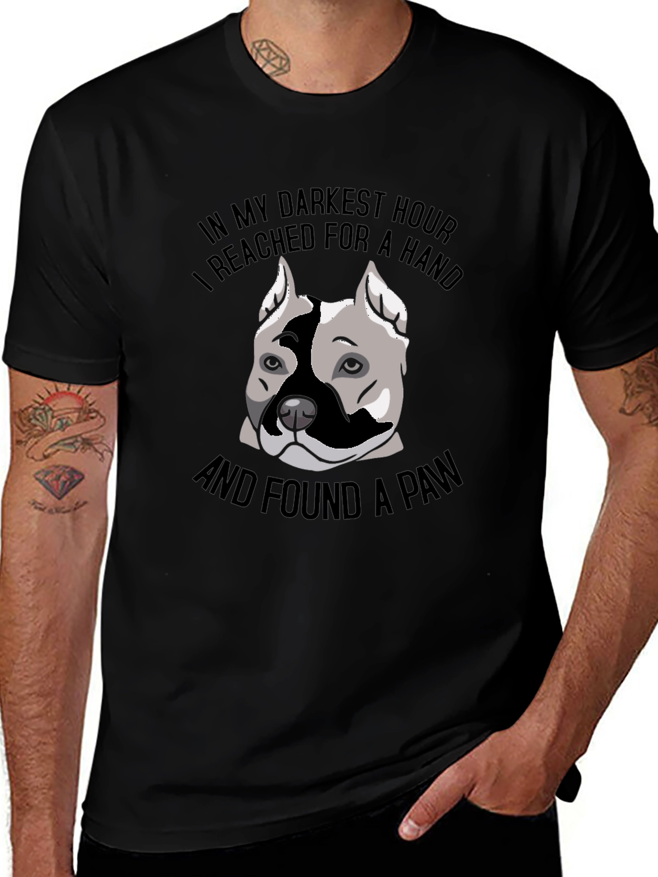 Dog Lover T-Shirt - In My Darkest Hour