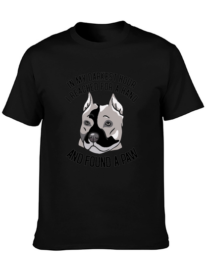 Dog Lover T-Shirt - In My Darkest Hour