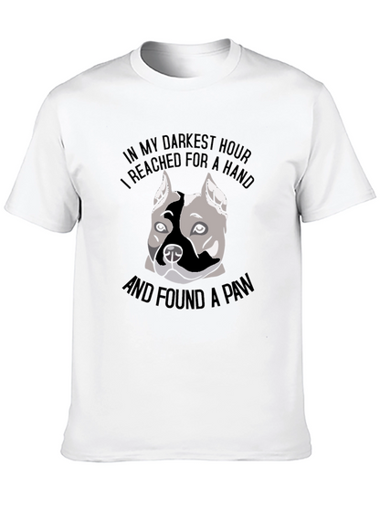 Dog Lover T-Shirt - In My Darkest Hour