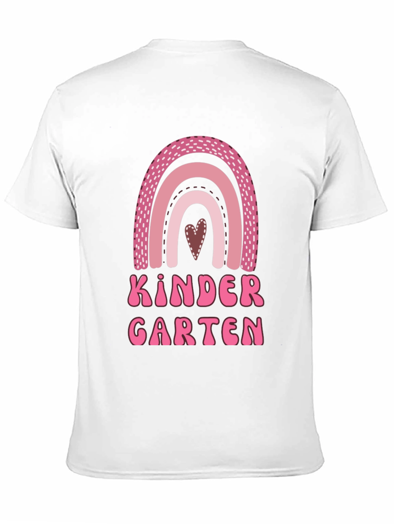 Kindergarten Rainbow Heart T-Shirt