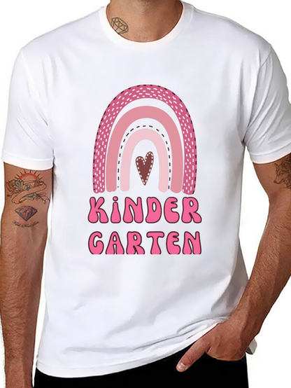 Kindergarten Rainbow Heart T-Shirt