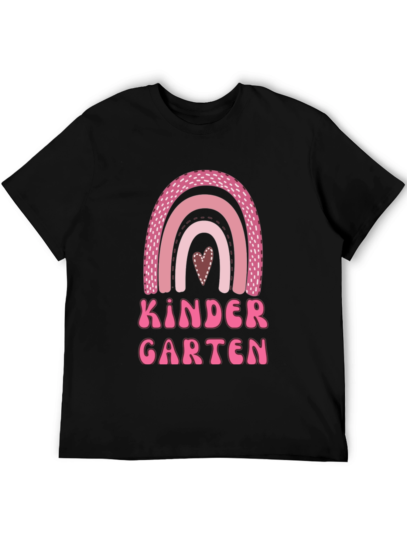 Kindergarten Rainbow Heart T-Shirt