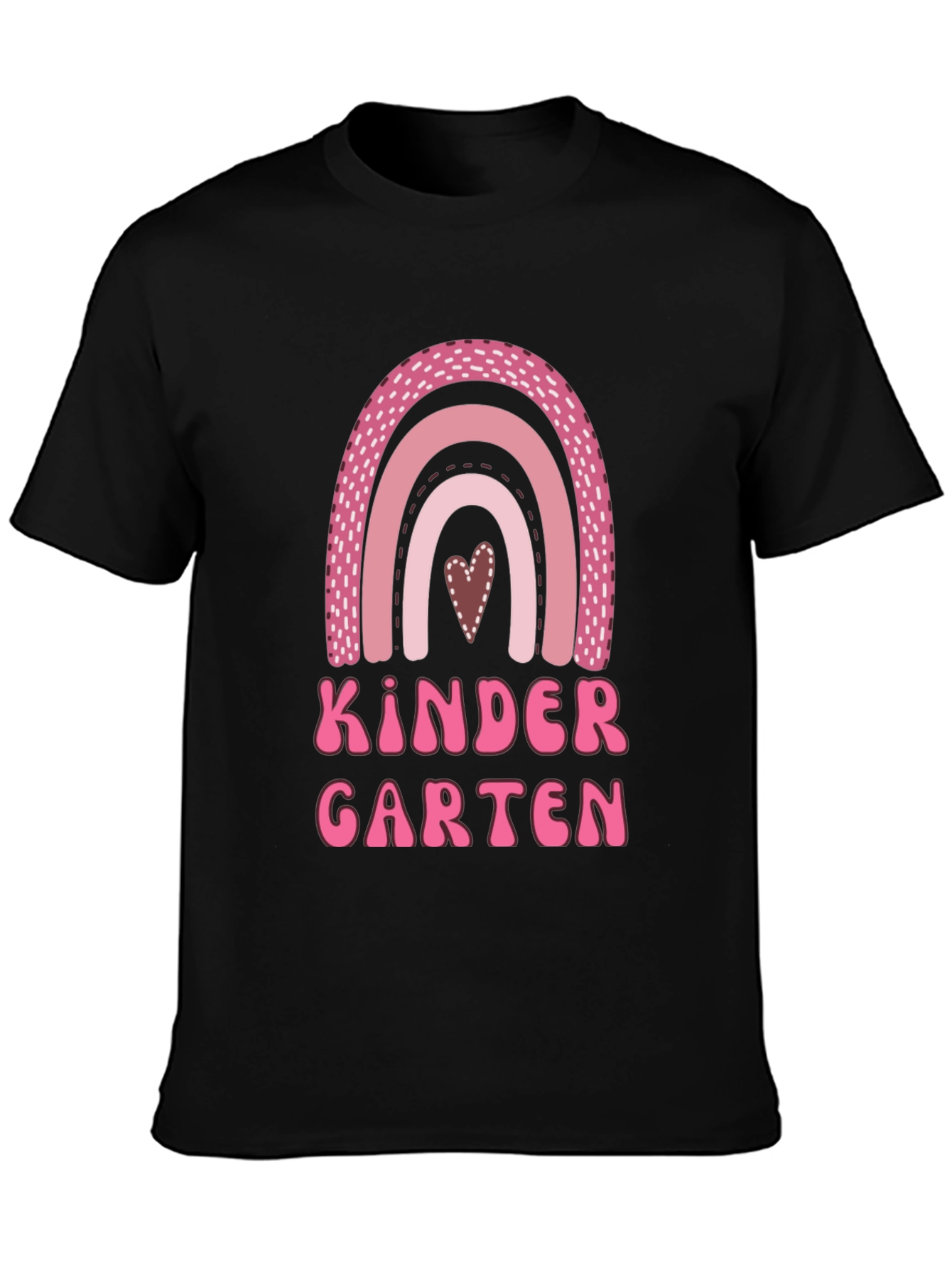 Kindergarten Rainbow Heart T-Shirt