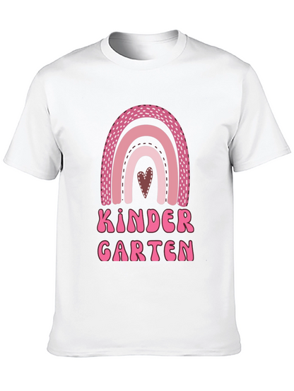 Kindergarten Rainbow Heart T-Shirt