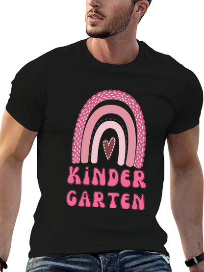 Kindergarten Rainbow Heart T-Shirt