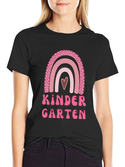 Kindergarten Rainbow Heart T-Shirt