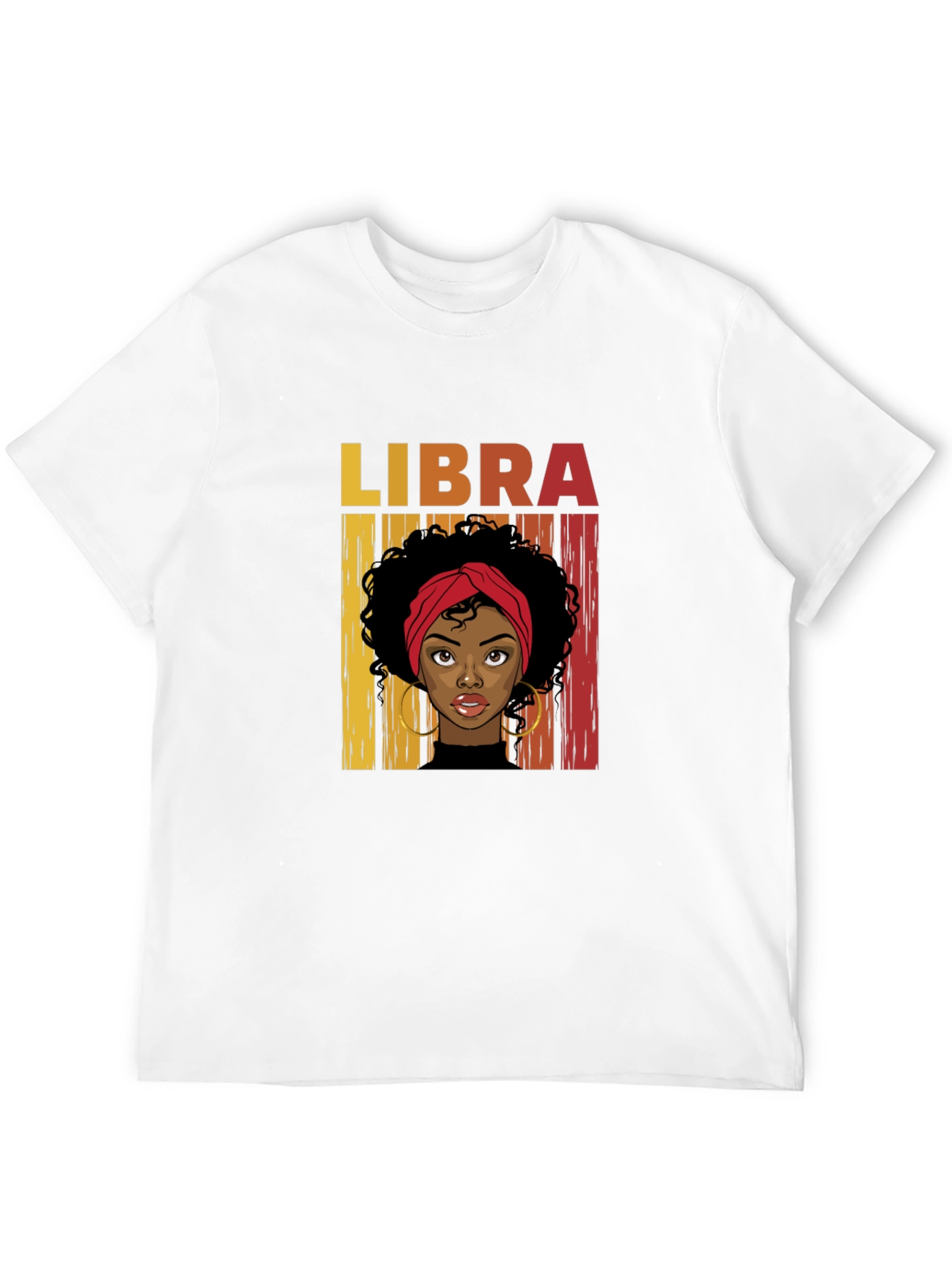 Libra Zodiac Woman Graphic T-Shirt