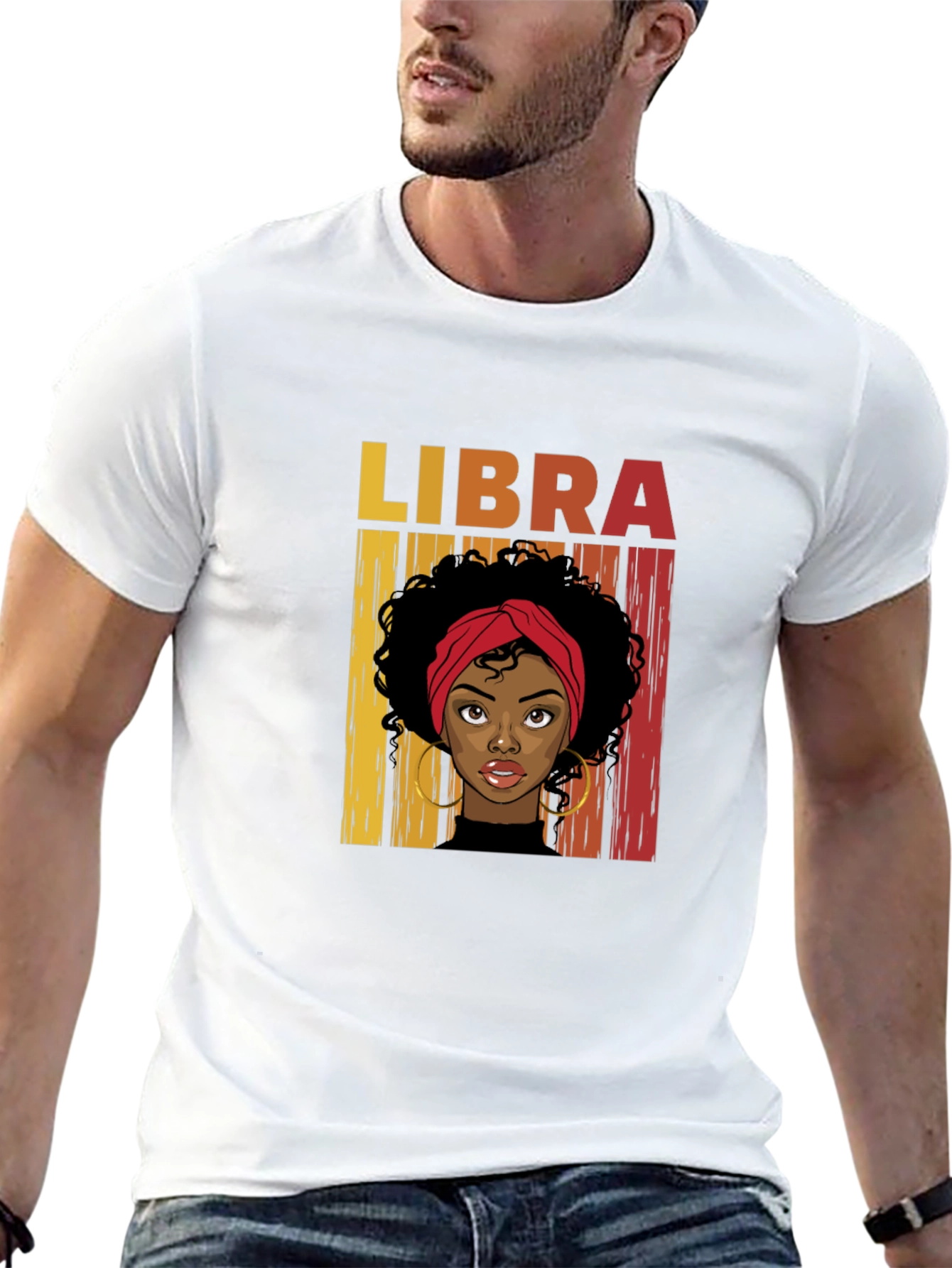 Libra Zodiac Woman Graphic T-Shirt