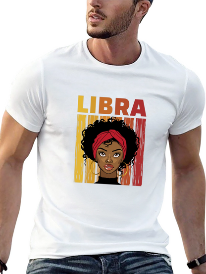 Libra Zodiac Woman Graphic T-Shirt
