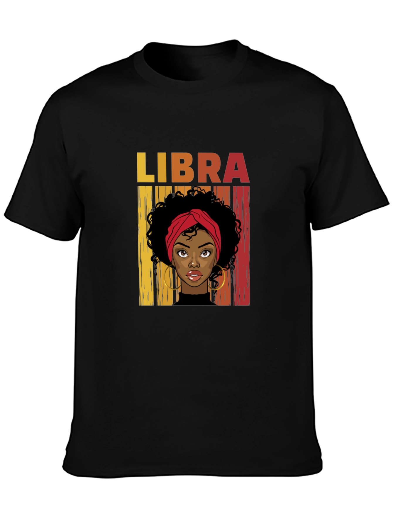 Libra Zodiac Woman Graphic T-Shirt