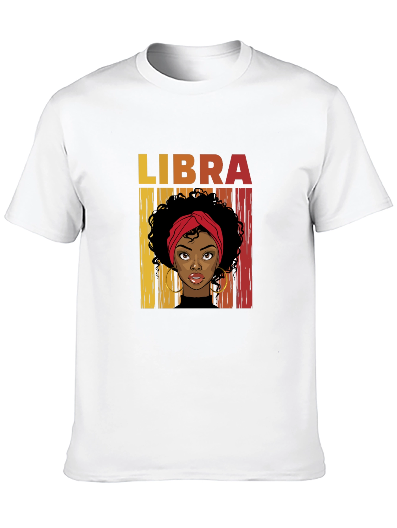 Libra Zodiac Woman Graphic T-Shirt