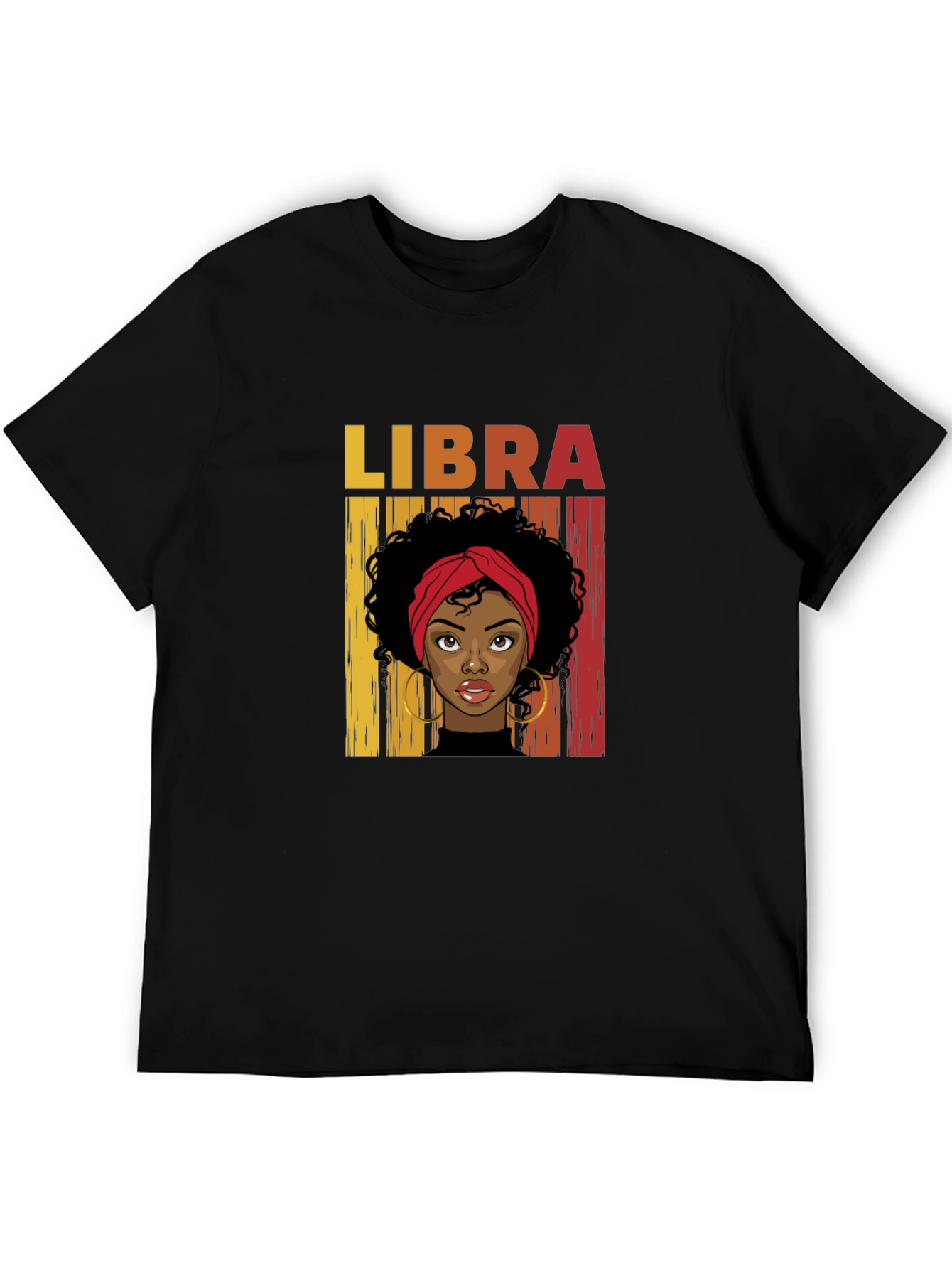Libra Zodiac Woman Graphic T-Shirt