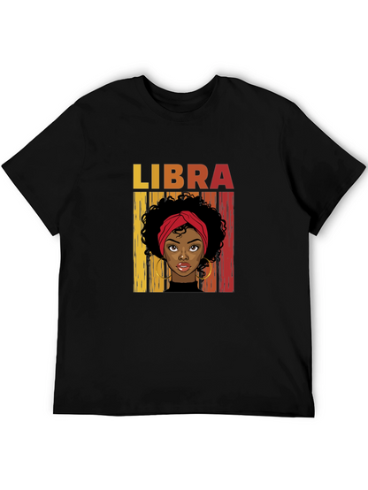 Libra Zodiac Woman Graphic T-Shirt