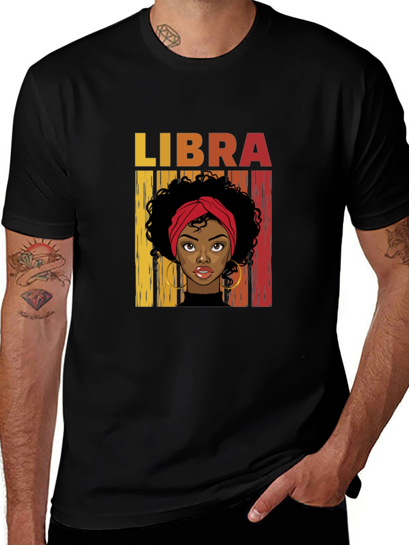 Libra Zodiac Woman Graphic T-Shirt
