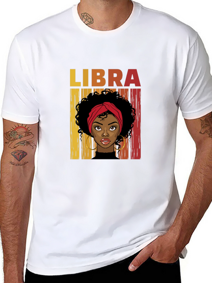 Libra Zodiac Woman Graphic T-Shirt