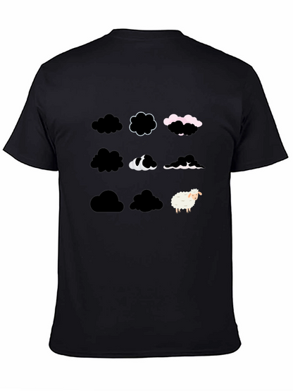 Black Cloud Sheep T-Shirt - Unique & Stylish