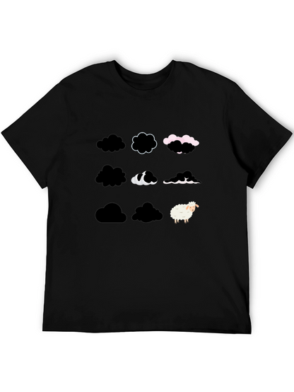 Black Cloud Sheep T-Shirt - Unique & Stylish