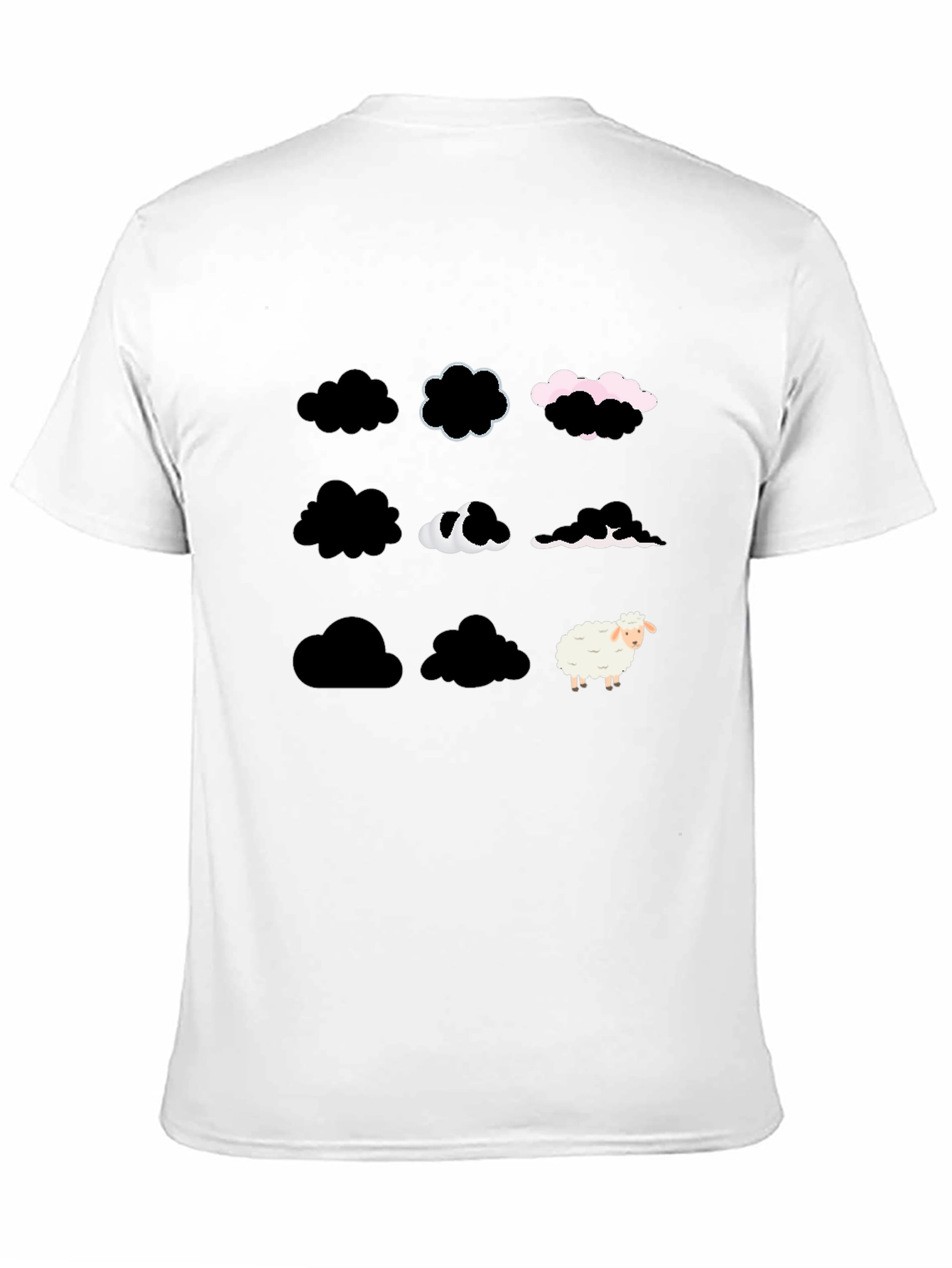 Black Cloud Sheep T-Shirt - Unique & Stylish
