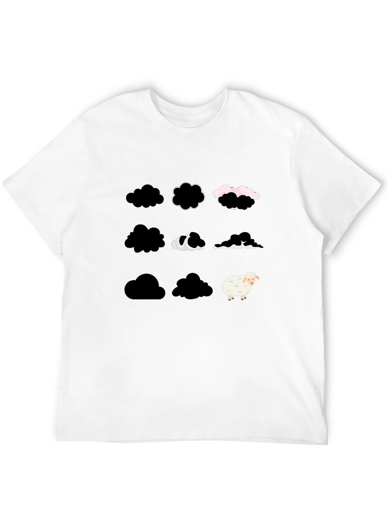 Black Cloud Sheep T-Shirt - Unique & Stylish