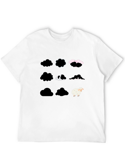 Black Cloud Sheep T-Shirt - Unique & Stylish