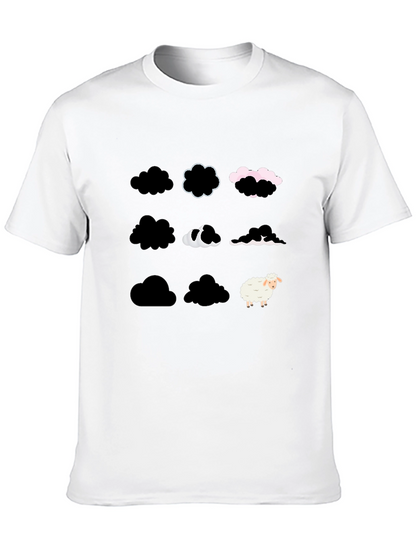 Black Cloud Sheep T-Shirt - Unique & Stylish
