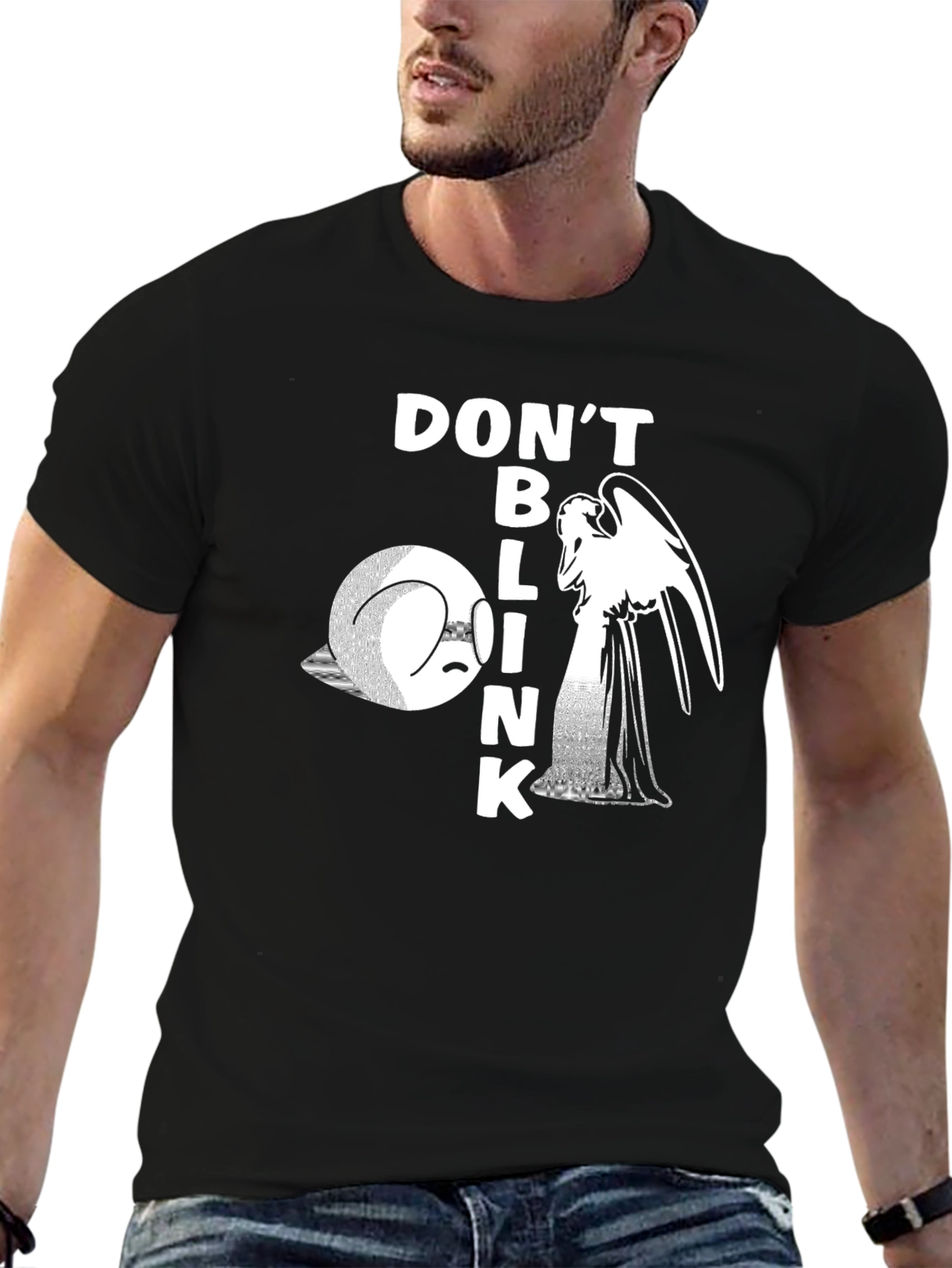 Dont Blink Graphic Tee - Black