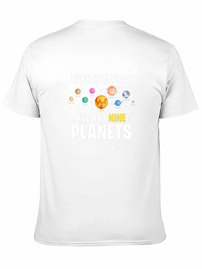 Nine Planets T-Shirt - Retro Astronomy Tee