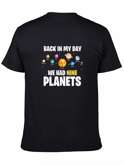 Nine Planets T-Shirt - Retro Astronomy Tee