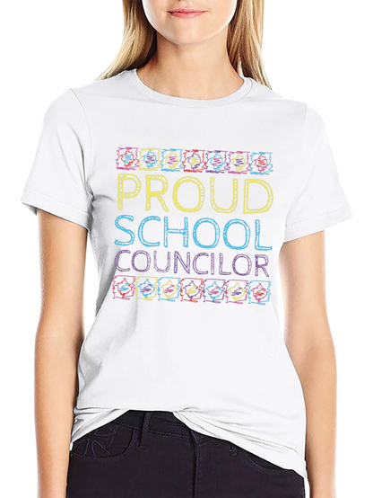 Proud School Counselor Graphic T-Shirt