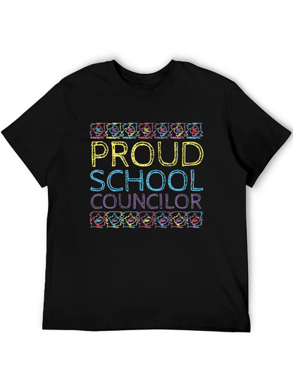 Proud School Counselor Graphic T-Shirt