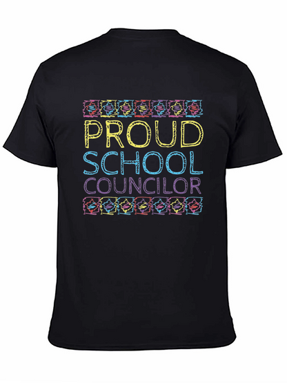Proud School Counselor Graphic T-Shirt