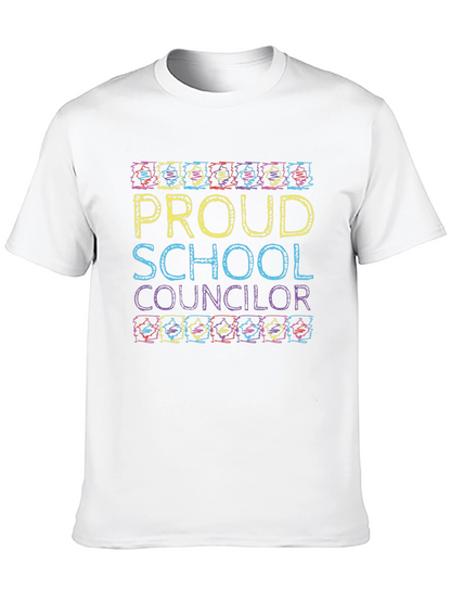 Proud School Counselor Graphic T-Shirt