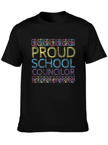 Proud School Counselor Graphic T-Shirt
