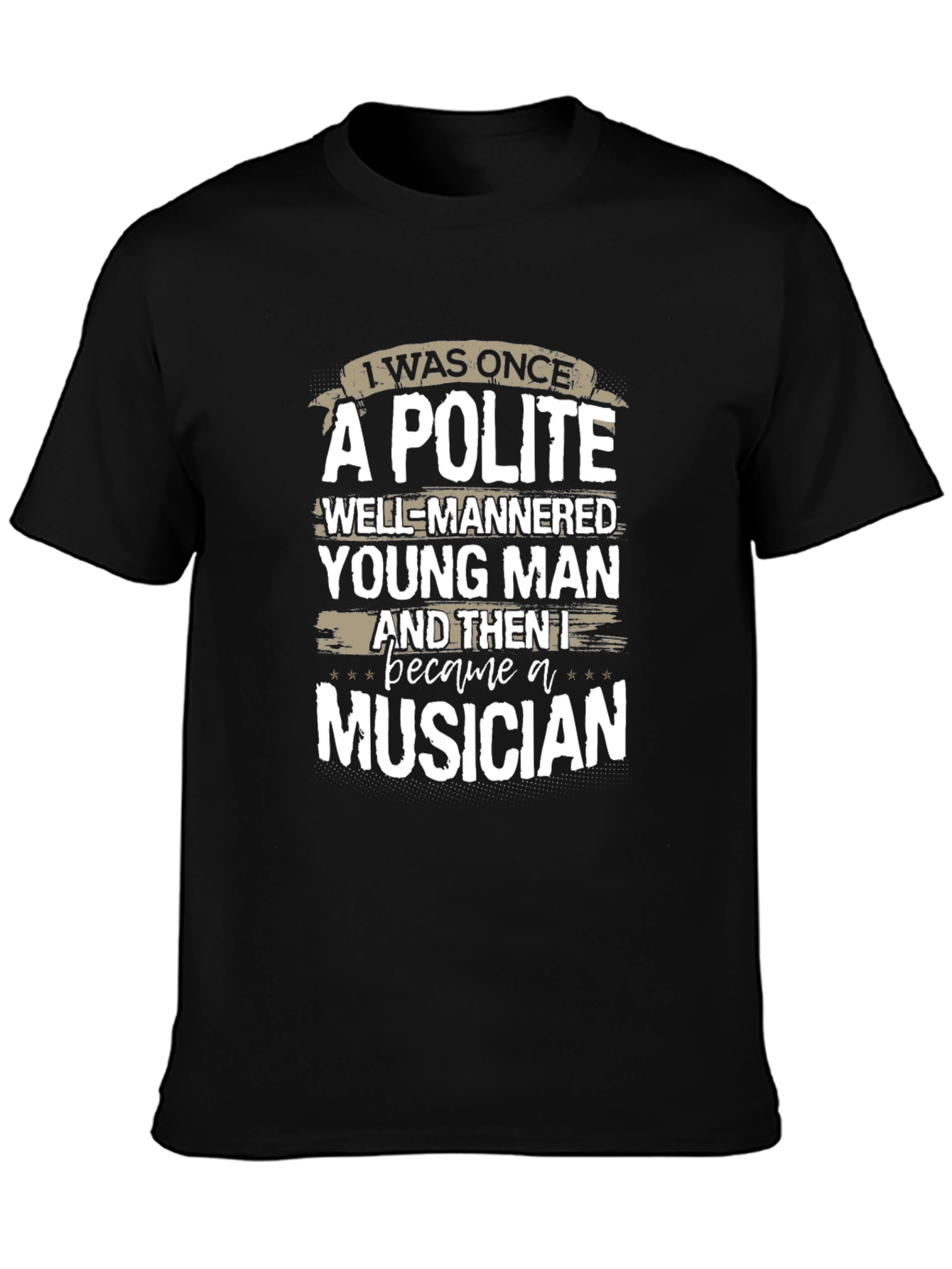 Polite Musician Graphic Tee