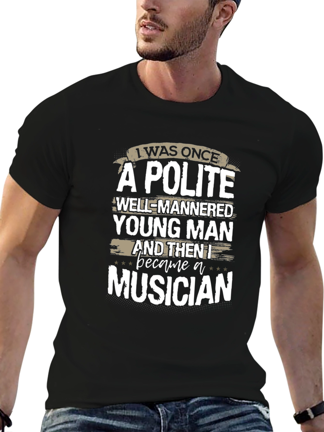 Polite Musician Graphic Tee