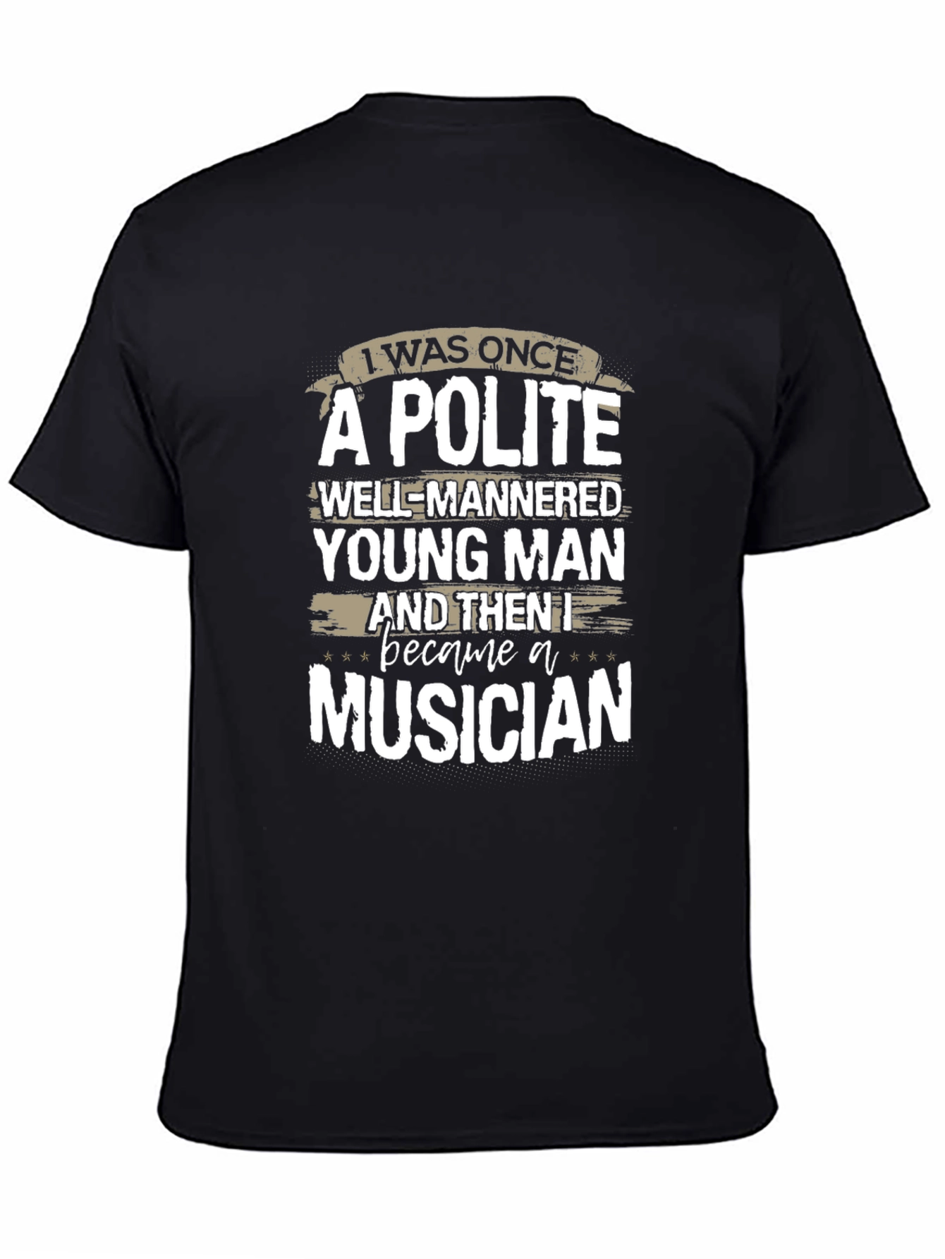 Polite Musician Graphic Tee
