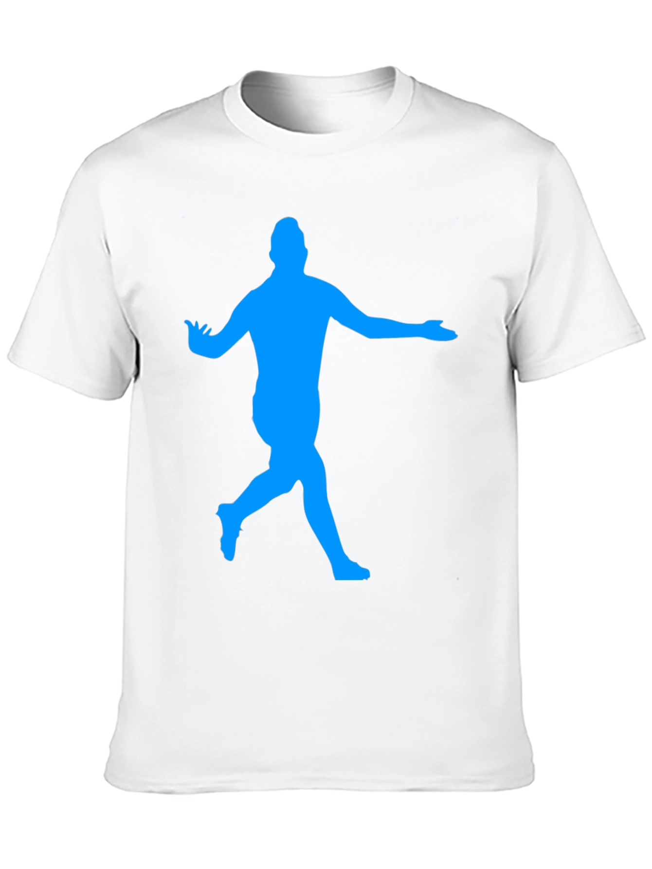 Soccer Star Silhouette Black T-Shirt